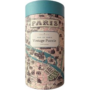 Cavallini Puzzles - Paris Map 1,000 Piece Puzzle