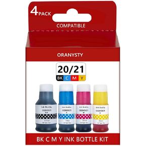 PFI-050 70ml Pigment Ink Tank Set Remanufactured for Canon PFI-050 PFI050 PFI 050 Ink Bottle Compatible with Canon imagePROGRAF TC-20 TC-20M Printer (BK C M Y) tc20m tc20 Ink Refills