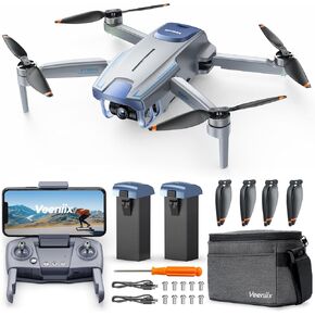 V11MINI Drones with Camera for Adults 4k,60-Min Flight Time with 2 batteries,Under 250g,5GHz Transmission,GPS Auto Return,Waypoints,Follow Me,4K Mini Drones for Adults,Easy to Fly Gift for Beginners
