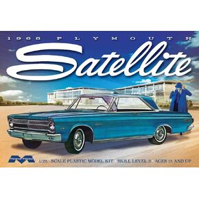 Moebius 1215 1965 Plymouth Satellite Model Car Kit