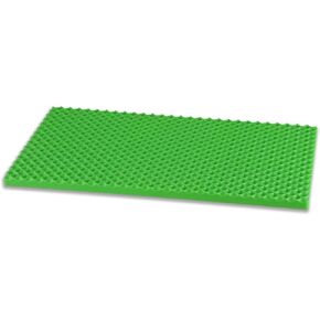 POPULAR PLAYTHINGS Playstix Base Board, Construction Toy Building Block Base,Green,13.5 H x 0.5 L x 7.5 W,90030