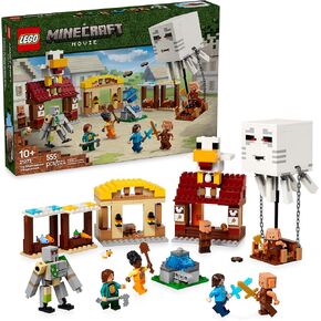 LEGO Minecraft The Ghast Balloon Village Attack- Toy Building Set for Kids, Girls and Boys Ages 10+ - Includes Steve, Natalie, and Dawn Minifigures - Birthday Gift Idea - 21273