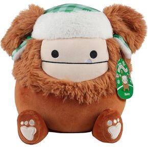 Squishmallows Original 10-Inch Benny The Bigfoot - Official Jazwares Winter Plush - Collectible Soft & Squishy Big Foot Stuffed Animal Toy - Add to Your Squad - Gift for Kids, Girls & Boys