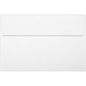 LUXPaper A9 Invitation Envelopes | Peel & Press | 5 3/4" x 8 3/4" | White | 80lb. Text | 50 Qty