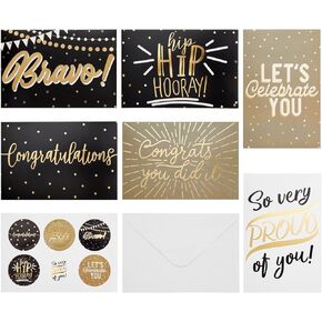 Paper Junkie 24 CAPT BANK CHARTARATIONS CARCENT و ENVERTS مع أختام الملصقات ، 6 تصميمات (4x6 بوصة) in Kuwait