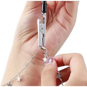 Bracelet Tool Jewelry Helper & Jewelry Clasps and Closures Fastener with Watch Clasps Hand Bracelet Helpers Fastening Hooking Equipment for Bracelet Necklace Watch Clasps Zipper Gift