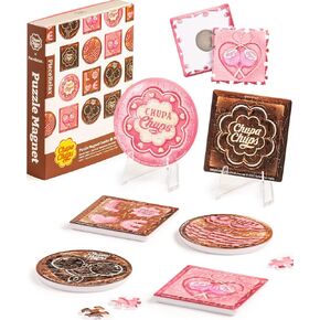 Chupa Chups X PiceRelax Magnet Puzzle للبالغين 96 قطعة - أيام حلوة - صفر كال فالنتين الشوكولاتة هدية فريدة من نوعها وديكور المنزل مع لغز بانوراما بلاستيكية [D1592]