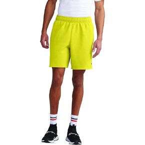 Champion Men's 7" Powerblend Fleece Short, C Logo Retired Colors
