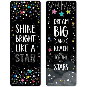 CTP Star Bright Positive Mindset Bookmark Top Classroom and Homeshool (Creative Teaching Press 10944)