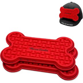 Distract-A-Hat ™ by Warren London - Dog Grooming Distraction Lick Hat for Nail Clipping and Grooming – Adjustable Fit with Adhesive Dog Lick Pad, Spreader & Cleaning Brush Included