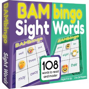 Sight Word Bingo Game Level 3 & 4 - تعلم قراءة المفردات لصالح لعبة Dolch's Site Words الأولى.