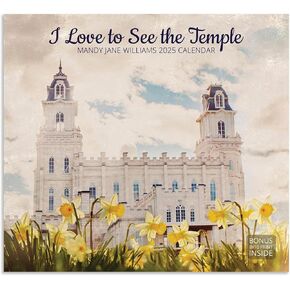 I Love to See the Temple: Mandy Jane Williams 2025 Calendar