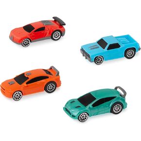 Driven by Battat – Turbocharge Pullback Vehicles – Toy Set with 4 Cars – Race Car Toys and Playsets for Kids – Toy Pull-Back Cars – 3 Years + – Turbocharge - Stock Cars (4 Pack)