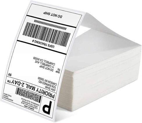 44-Up FBA Labels Fnsku Label Barcode Label ، 48.5 × 25.4 مم على A4 (100 ورقة ، 4400 ملصقات) ملصقات بريد إلكتروني بيضاء للاصطانة للليزر ونفاة الحبر. in Kuwait