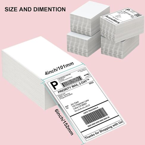 44-Up FBA Labels Fnsku Label Barcode Label ، 48.5 × 25.4 مم على A4 (100 ورقة ، 4400 ملصقات) ملصقات بريد إلكتروني بيضاء للاصطانة للليزر ونفاة الحبر. in Kuwait