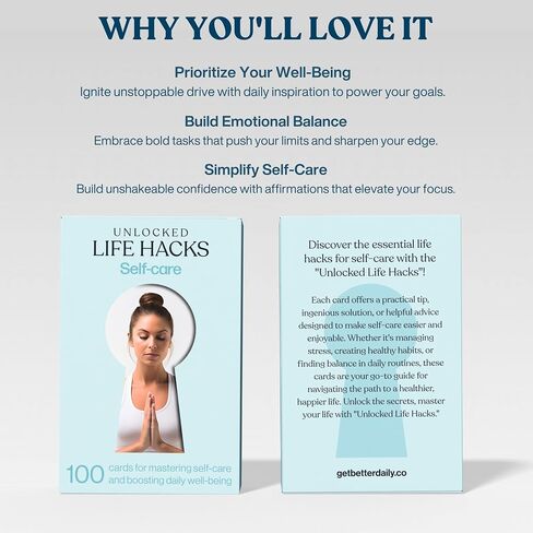 New Mom Gifts for Women - 100 Hack Cards for New Parents with Pro-Hacks to Make Parenting Easier - Thoughtful Postpartum Self Care Gift for First Time Moms, Dad, Baby Shower, 1st Mothers Day in Saudi Arabia