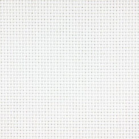 AIDA 14 CT. Zweigart Cross Stitch & Embroidery Aida Cloth ، Feedlework Fabric للصياغة ، اللون الأبيض ، الحجم: 19.68 × 29 in Kuwait