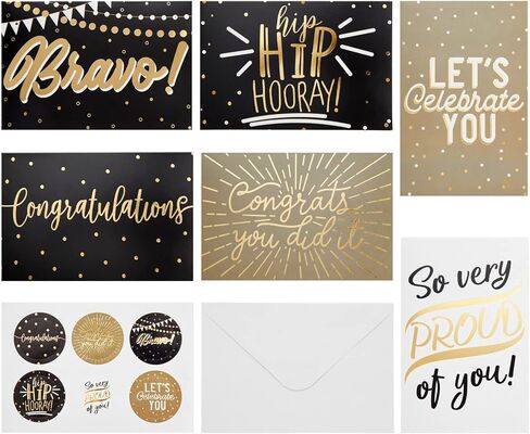 Paper Junkie 24 CAPT BANK CHARTARATIONS CARCENT و ENVERTS مع أختام الملصقات ، 6 تصميمات (4x6 بوصة) in Kuwait