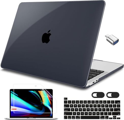 Tuiklol Compatible with MacBook Pro 13 inch Case 2022 2021 2020-2016 M2 M1 A2338 A2251 A2289 A2159 A1989 A1706 Touch Bar, Hard Shell Case + Keyboard Cover + Screen Protector, Airy Blue in Saudi Arabia