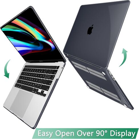 Tuiklol Compatible with MacBook Pro 13 inch Case 2022 2021 2020-2016 M2 M1 A2338 A2251 A2289 A2159 A1989 A1706 Touch Bar, Hard Shell Case + Keyboard Cover + Screen Protector, Airy Blue in Saudi Arabia
