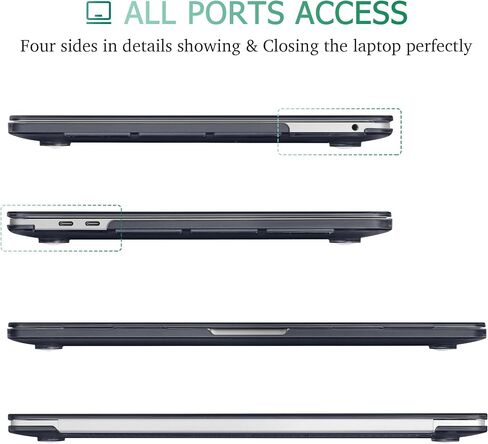 Tuiklol Compatible with MacBook Pro 13 inch Case 2022 2021 2020-2016 M2 M1 A2338 A2251 A2289 A2159 A1989 A1706 Touch Bar, Hard Shell Case + Keyboard Cover + Screen Protector, Airy Blue in Saudi Arabia