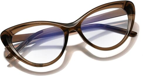 Oversized Cateye Blue Light Blocking Glasses Lightweight UV400 Anti Eyestrain TV Computer Gaming for Women Savannah in Saudi Arabia
