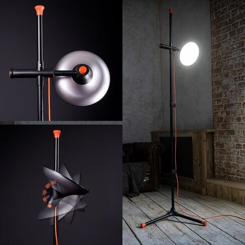 daylight Company Easel Lamp Go™ Premium 95+ CRI LED Art Lamp with 3-Step Dimmer, USB-C Cable, and Built-in Battery for Superb Color Reproduction and Uninterrupted Illumination in Saudi Arabia