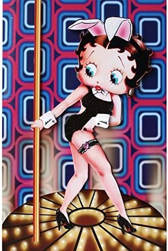 Betty Boop Blank"3-D" Greetings Card Selection with Envelope (Stepping Out) in Saudi Arabia