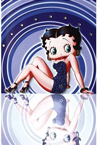 Betty Boop Blank"3-D" Greetings Card Selection with Envelope (Stepping Out) in Saudi Arabia
