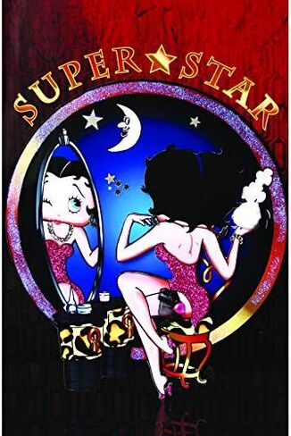 Betty Boop Blank"3-D" Greetings Card Selection with Envelope (Stepping Out) in Saudi Arabia