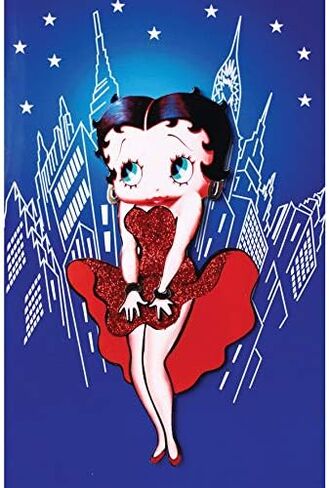 Betty Boop Blank"3-D" Greetings Card Selection with Envelope (Stepping Out) in Saudi Arabia
