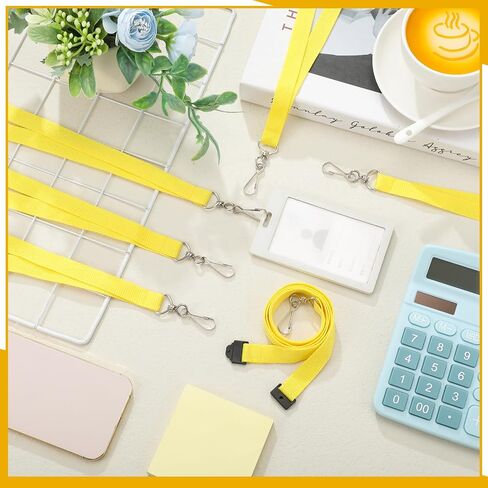 Patelai 60 PCS Breakaway Lanyards with J Hook Bulk Flat لشارات الهوية شارة الشحمة الشحرية. in Saudi Arabia