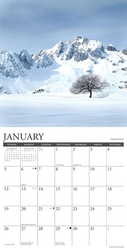 Willow Creek Press Mountain View Monthly 2025 Wall Calendar (12" x 12") in Saudi Arabia