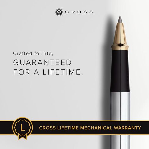 Cross Townsend Medalible Pen Rollerball Pen ، 23 قيراط مطلي بالذهب ، يشمل صندوق هدايا فاخرة in Kuwait