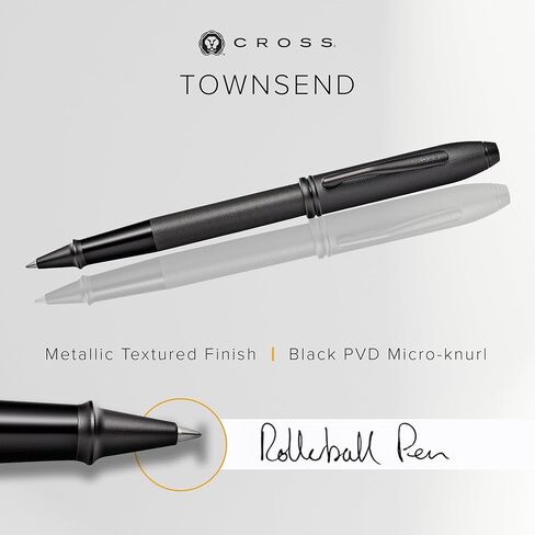 Cross Townsend Medalible Pen Rollerball Pen ، 23 قيراط مطلي بالذهب ، يشمل صندوق هدايا فاخرة in Kuwait