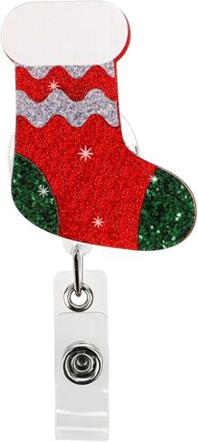 Nurse Badge Reel Retractable Bling Acrylic Nursing ID Card Alligator Clip Cute Glitter Rotatable Name Tag Holder for RN Obstetrics Dentistry Pediatrics Docter Students Teachers(Tooth) in Kuwait