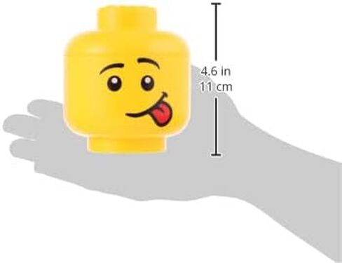 Room Copenhagen LEGO Storage Head (MINI) - BOY - Polypropylene Storage Box with Lid for Kids' Toy Storage Stackable Organizer and Fun Storage Solution in Saudi Arabia