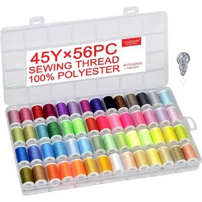 Sewing Thread kit 42 Color Set of Handy Polyester Thread