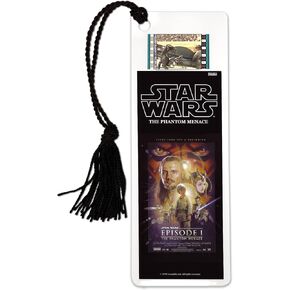 Star Wars Episode I: The Phantom Menace Filmcells LARMANTING 2X6 MOOMMAND مع مقطع 35 مم من الفيلم والشرابة