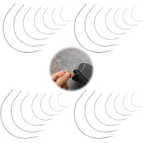 14PCS Curved Needles Sewing 7 Sizes C-Type Weaving Upholstery Needle Heavy-Duty Hand Sewing Repair Needles with Sharp Tips for Carpet Leather Canvas Repairing Blocking Knitting Modelling Crafts