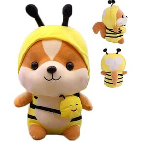 Cute Pug Plush Stuffed Animal in Costume Adorable Plushies Toys Great for Kids and Lovers 10 Inch 7 Inch (Pug Dog)