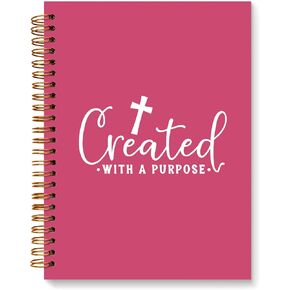 Christian Journals for Women, Christian Bible Notebooks for Note Taking, Scripture Prayer Journal for Women, Bible Journaling Notebook, Be Still and Know PSALM 46:10 Spiral Notebook 5.5x8.3