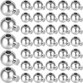 100pcs حبات تجعيد لصنع المجوهرات ، سدادة حبة الفضة الذهبية ، حبات الفواصل السطوانية ، لوازم المجوهرات المعدنية لقلادة سوار (3 مم)