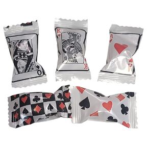 Naturejam Casino Game Cards Peppermint Balls 100 Count-Great for Game Gambling Nights-Individually Wrapped