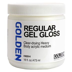 Golden Artist Colors - Regular Gel Gloss - 16 oz Jar