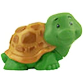 Replacement Part for Fisher-Price Little People Safari Animal Friends Playset - GFL22 ~ Replacement Green and Brown Turtle Figure