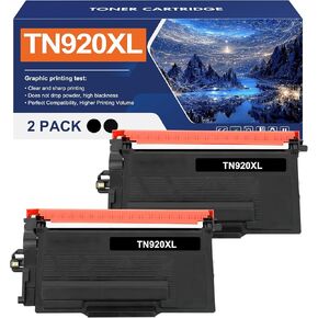 Toner Bank TN920XL TN920 Toner Cartridge Compatible Replacement for Brother TN920 TN920XL TN-920XL TN920XXL Work for HL-L6210DW HL-L6210DWT HL-L5210DN HL-L5210DW HL-L5210DWT Printer High Yield 2 Pack