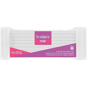 Sculpey Premo Polymer Clay 8oz 3/Pkg, White 3 Pack