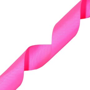 Morex Ribbon Neon Grosgrain Ribbon, 5/8-Inch by 20-Yard, Neon Hot Pink (06716/20-616)