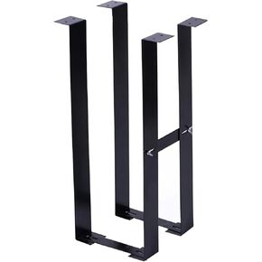 Durable PC Tower Stand | PC Stand for Carpet & Floor | Under Desk Laptop Mount | SPCC Cold Rolling Steel | Adjustable Width 190-250mm | Max Load 25kgs | White/Black (Black)